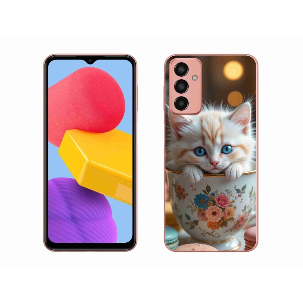 Gelový kryt mmCase na Samsung Galaxy M13 - roztomilé kotě 6