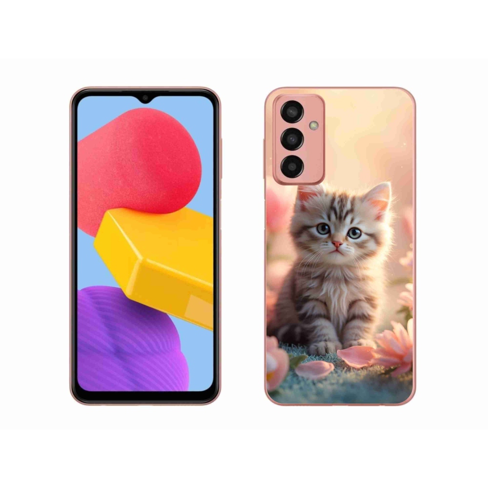 Gelový kryt mmCase na Samsung Galaxy M13 - roztomilé kotě 8