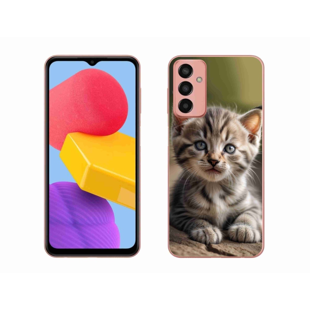 Gelový kryt mmCase na Samsung Galaxy M13 - roztomilé kotě 9