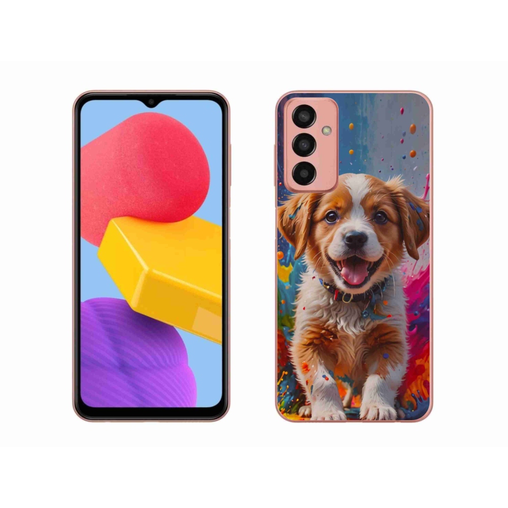 Gelový kryt mmCase na Samsung Galaxy M13 - roztomilé štěně 3