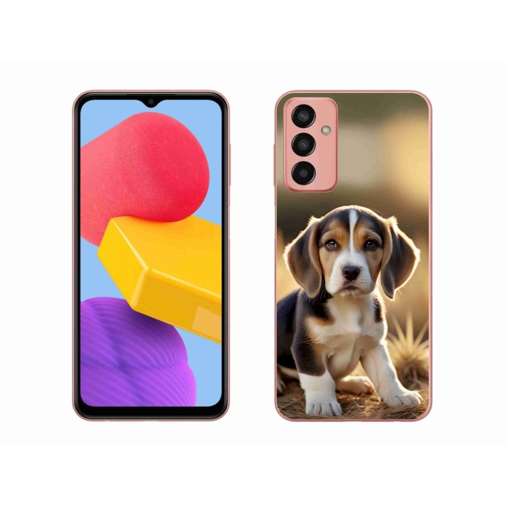 Gelový kryt mmCase na Samsung Galaxy M13 - roztomilý bígl