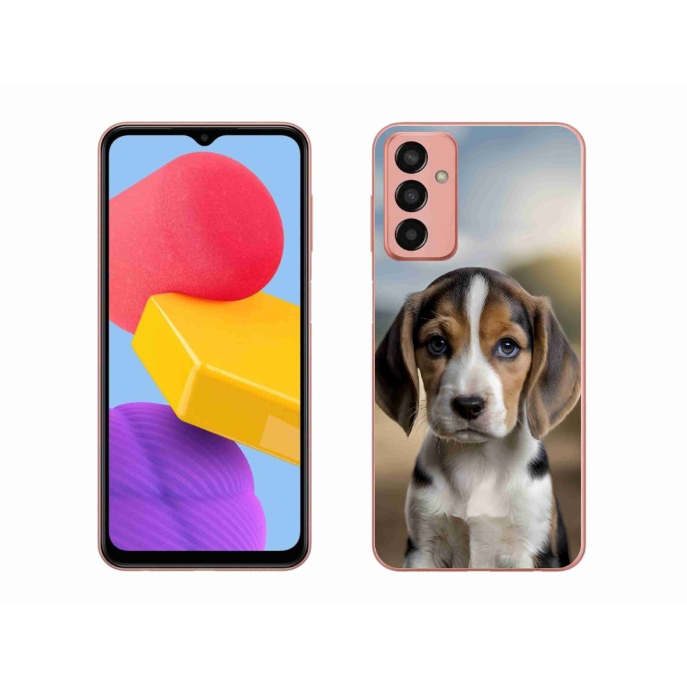 Gelový kryt mmCase na Samsung Galaxy M13 - roztomilý bígl
