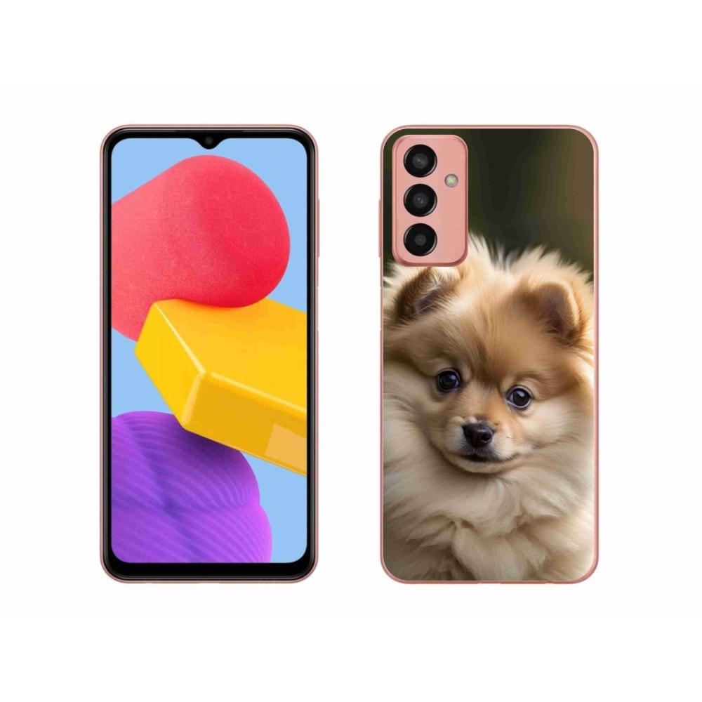 Gelový kryt mmCase na Samsung Galaxy M13 - roztomilý pomeranian 2