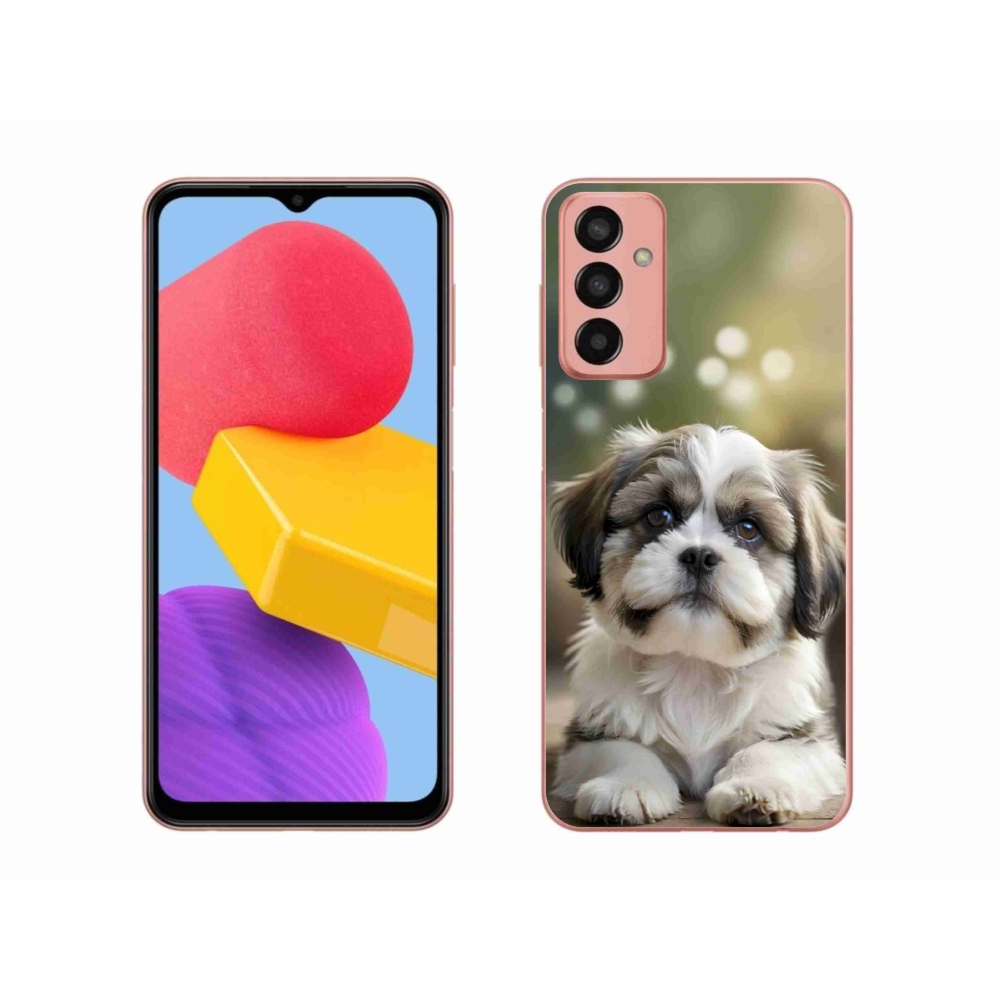 Gelový kryt mmCase na Samsung Galaxy M13 - roztomilý shih-tzu