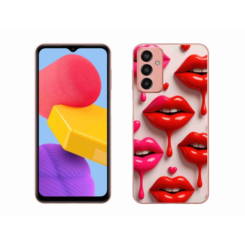 Gelový kryt mmCase na Samsung Galaxy M13 - rty 2