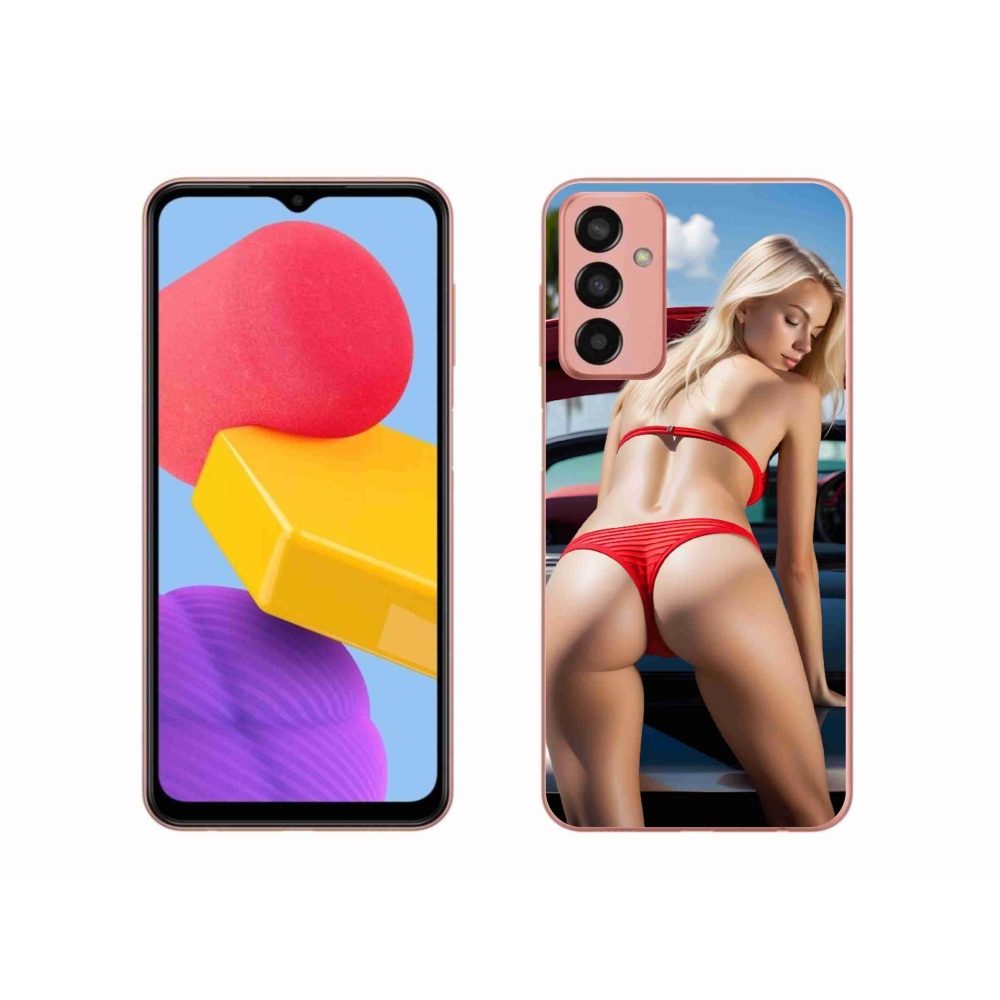 Gelový kryt mmCase na Samsung Galaxy M13 - sexy žena 2