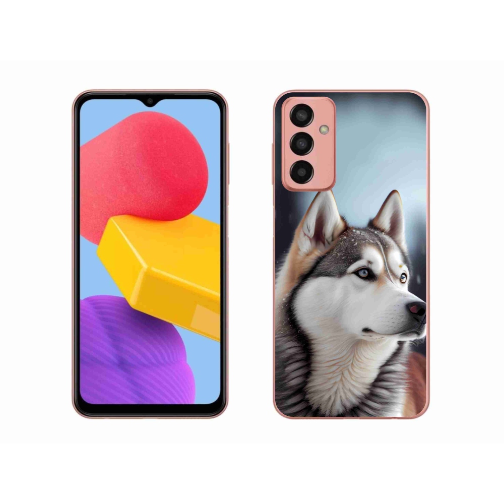 Gelový kryt mmCase na Samsung Galaxy M13 - sibiřský husky