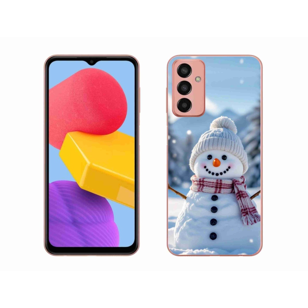 Gelový kryt mmCase na Samsung Galaxy M13 - sněhulák 3