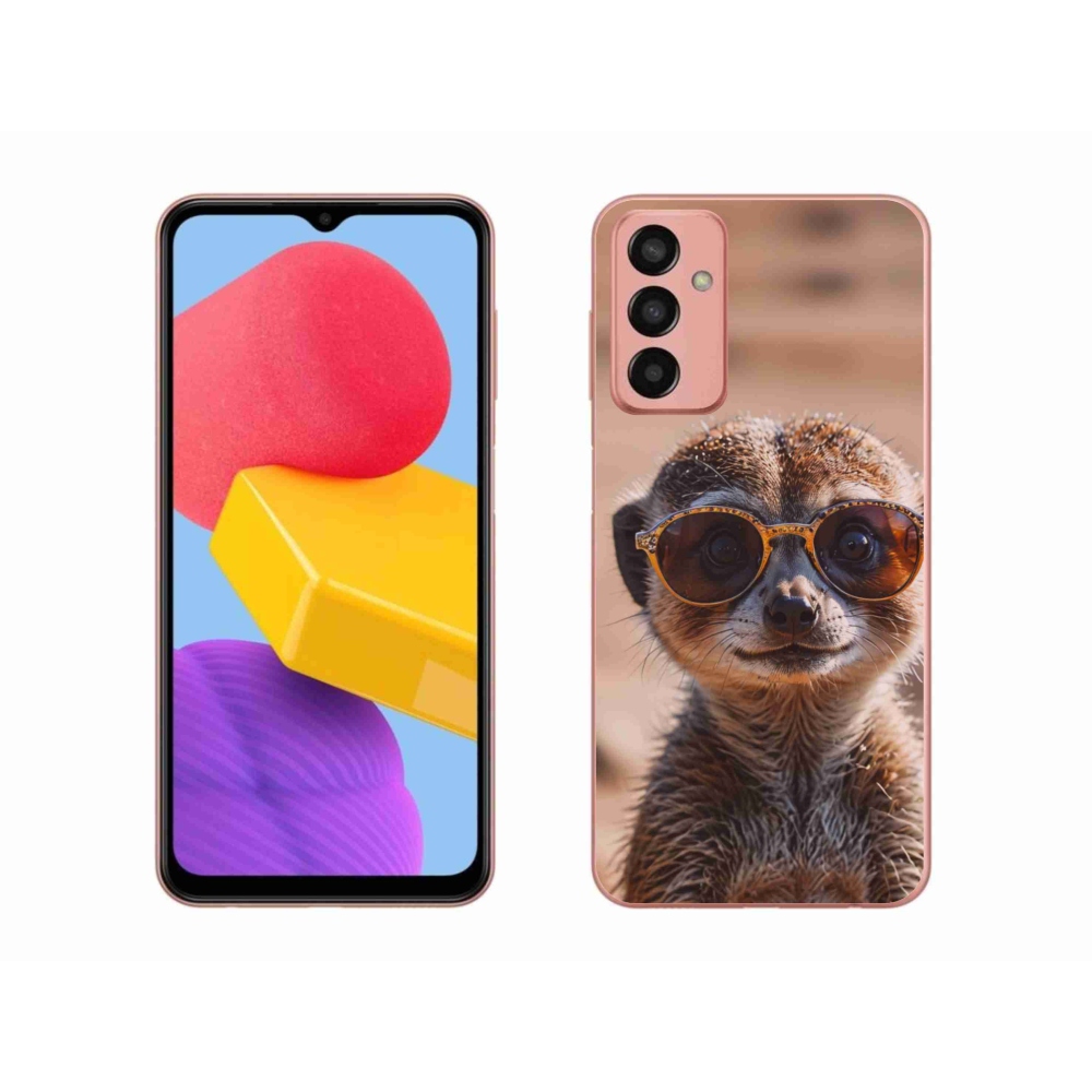 Gelový kryt mmCase na Samsung Galaxy M13 - stylová surikata