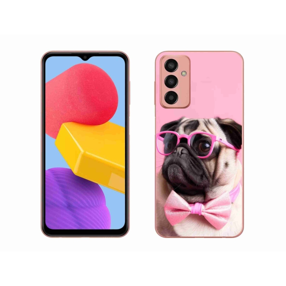 Gelový kryt mmCase na Samsung Galaxy M13 - stylový mops
