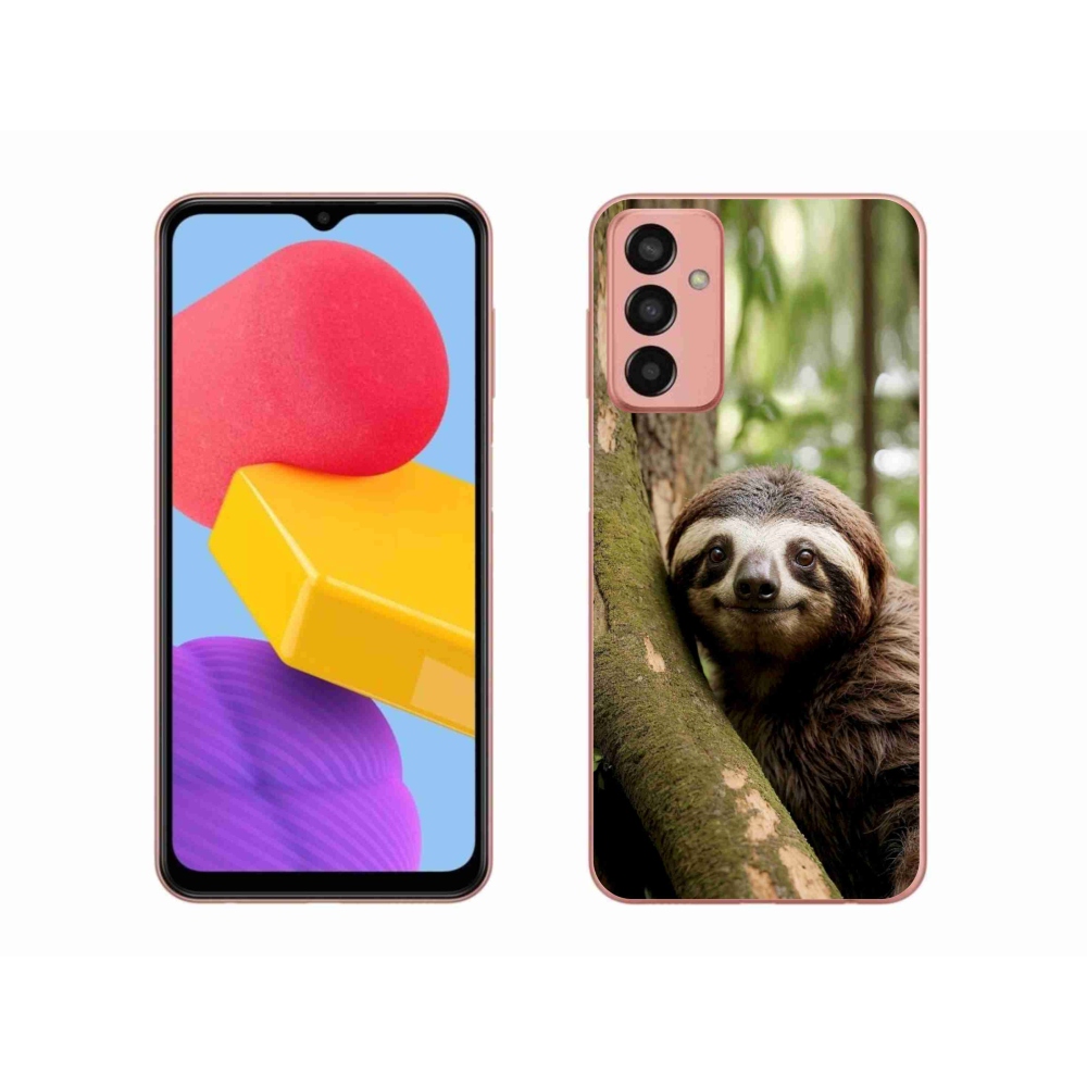 Gelový kryt mmCase na Samsung Galaxy M13 - usměvavý lenochod