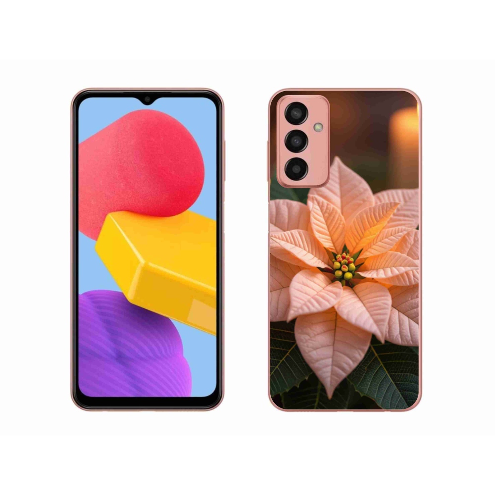 Gelový kryt mmCase na Samsung Galaxy M13 - vánoční hvězda