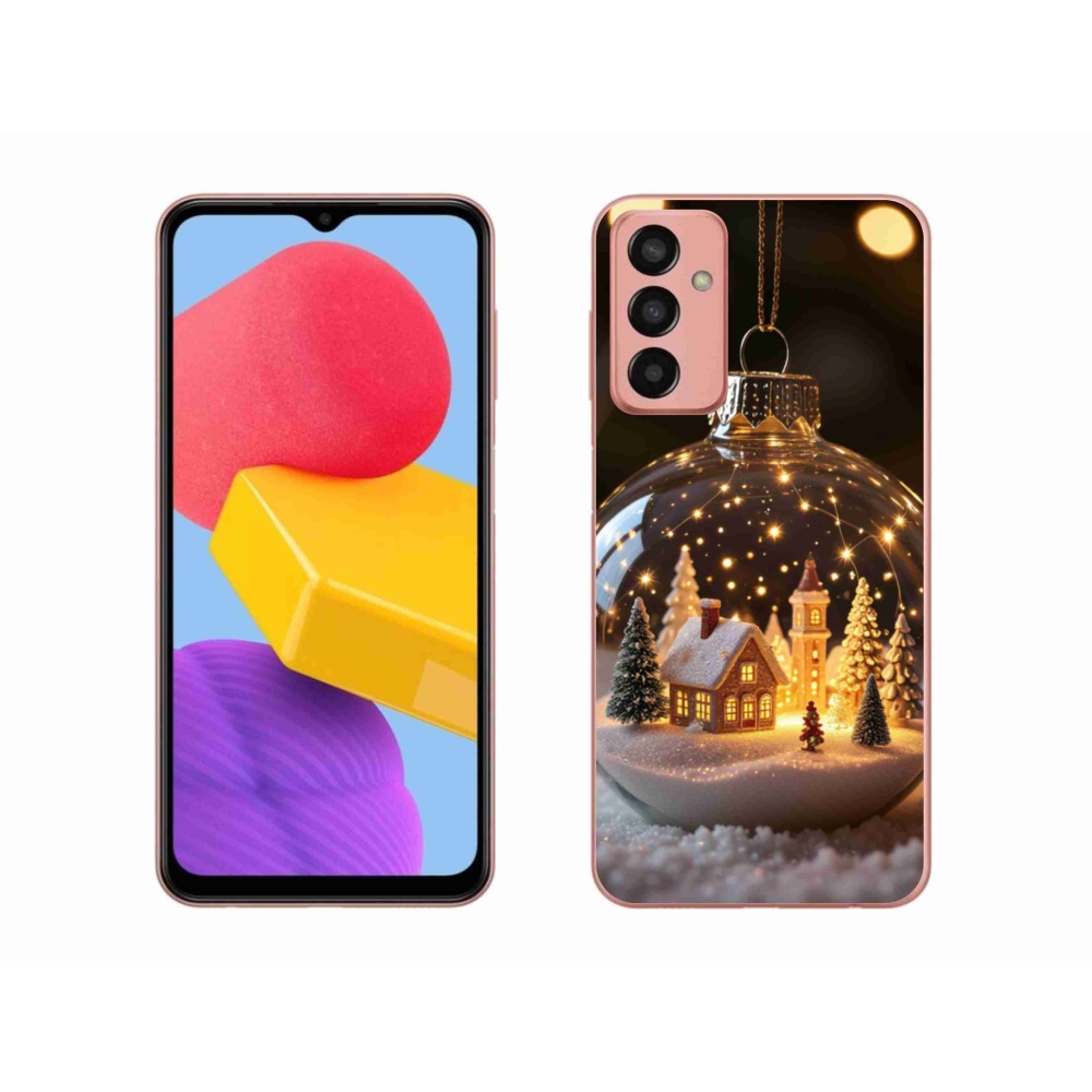 Gelový kryt mmCase na Samsung Galaxy M13 - vánoční koule 3