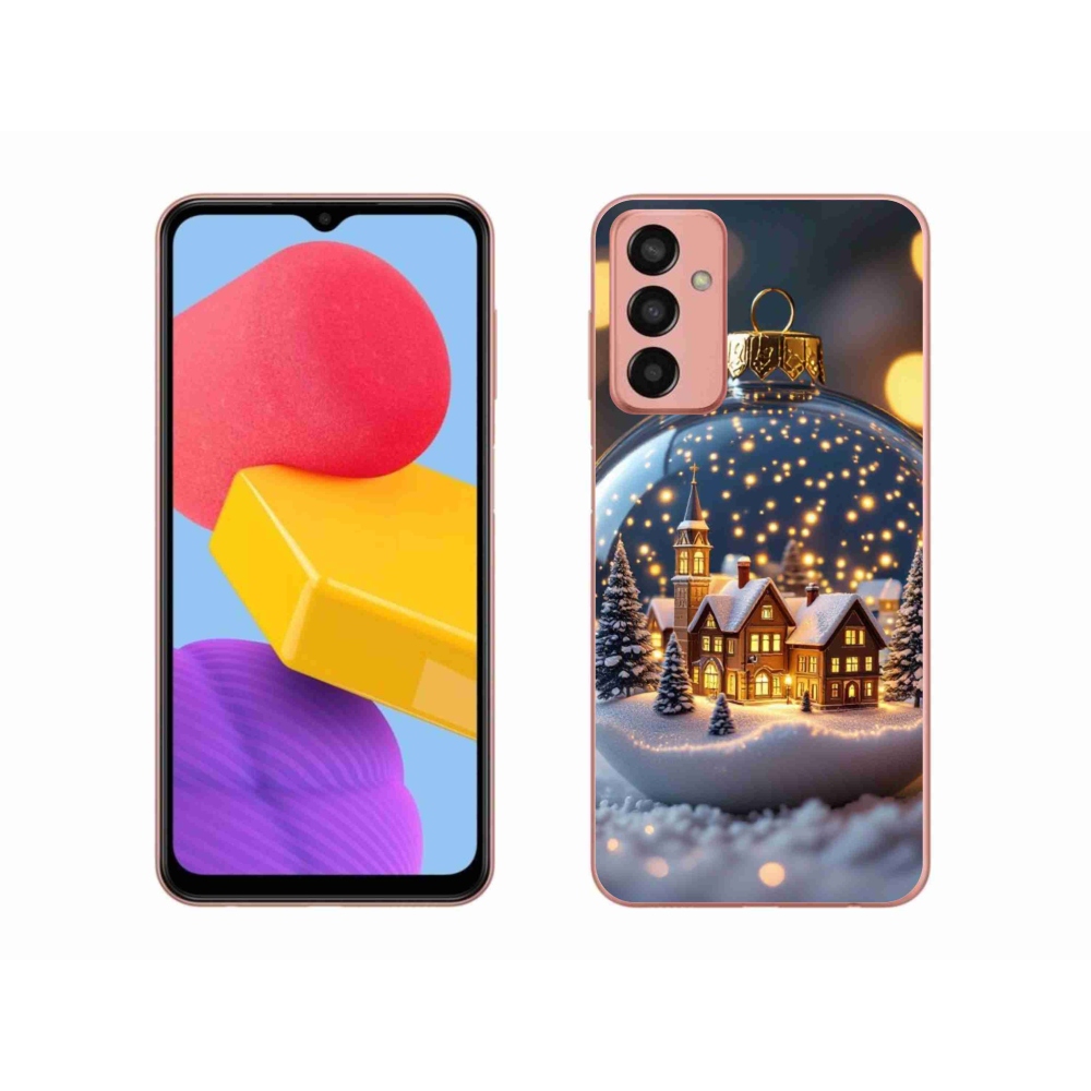 Gelový kryt mmCase na Samsung Galaxy M13 - vánoční koule 4