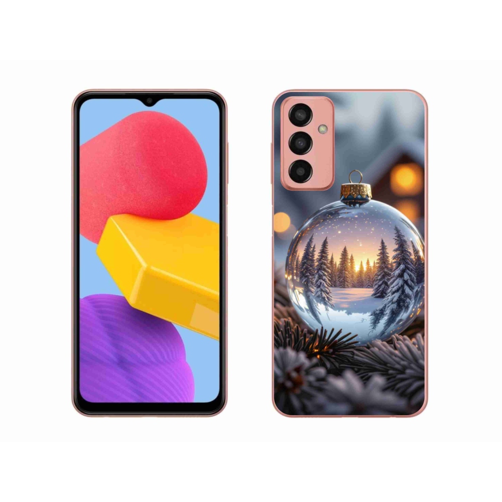 Gelový kryt mmCase na Samsung Galaxy M13 - vánoční ozdoba