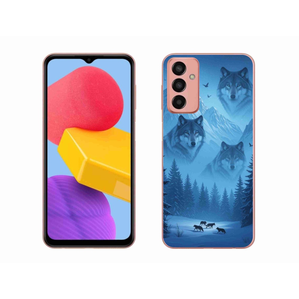 Gelový kryt mmCase na Samsung Galaxy M13 - vlčí smečka