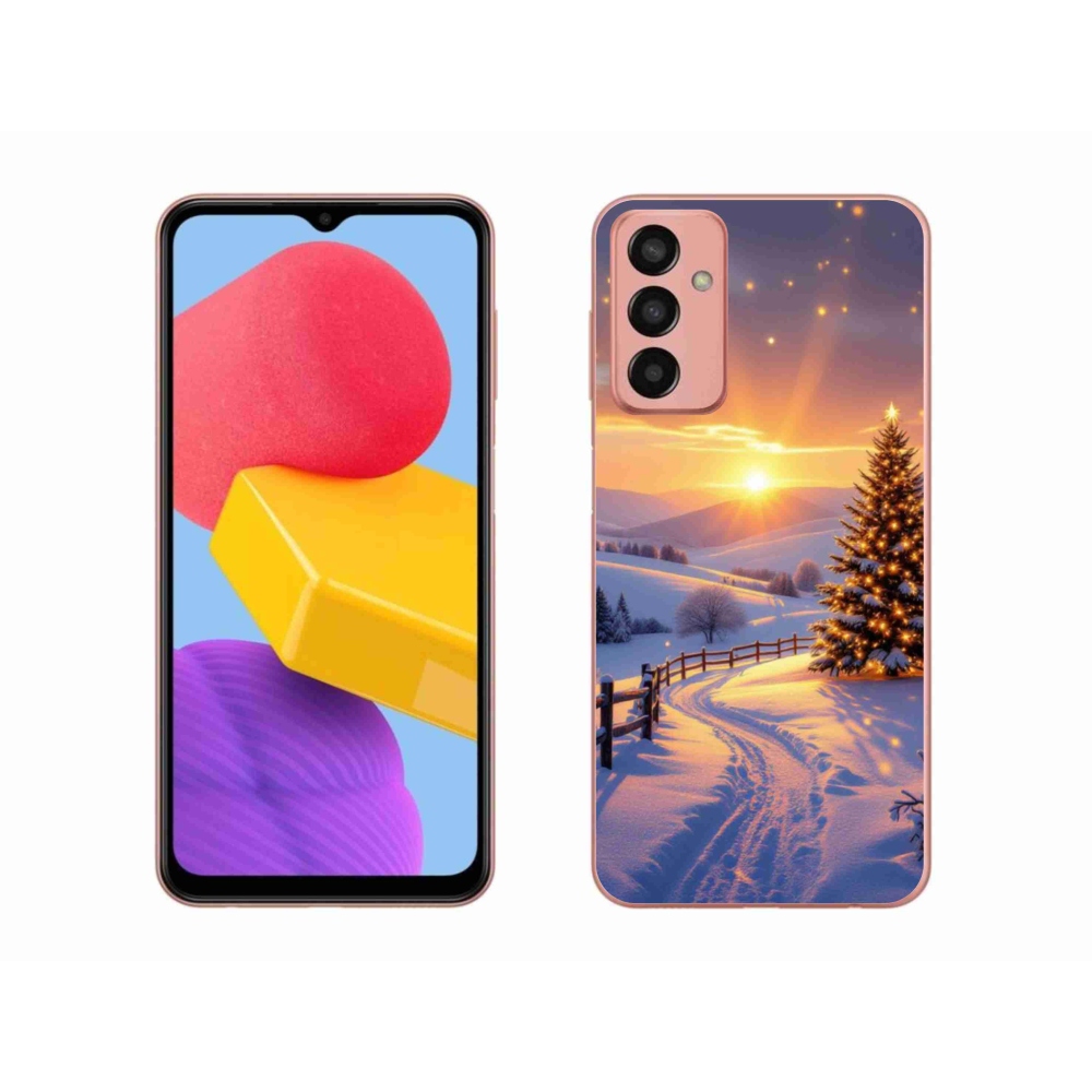 Gelový kryt mmCase na Samsung Galaxy M13 - zimní krajina