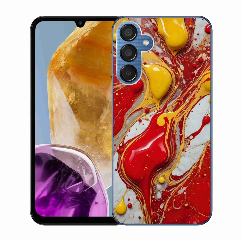 Gelový kryt mmCase na Samsung Galaxy M15 5G - abstraktní motiv 42