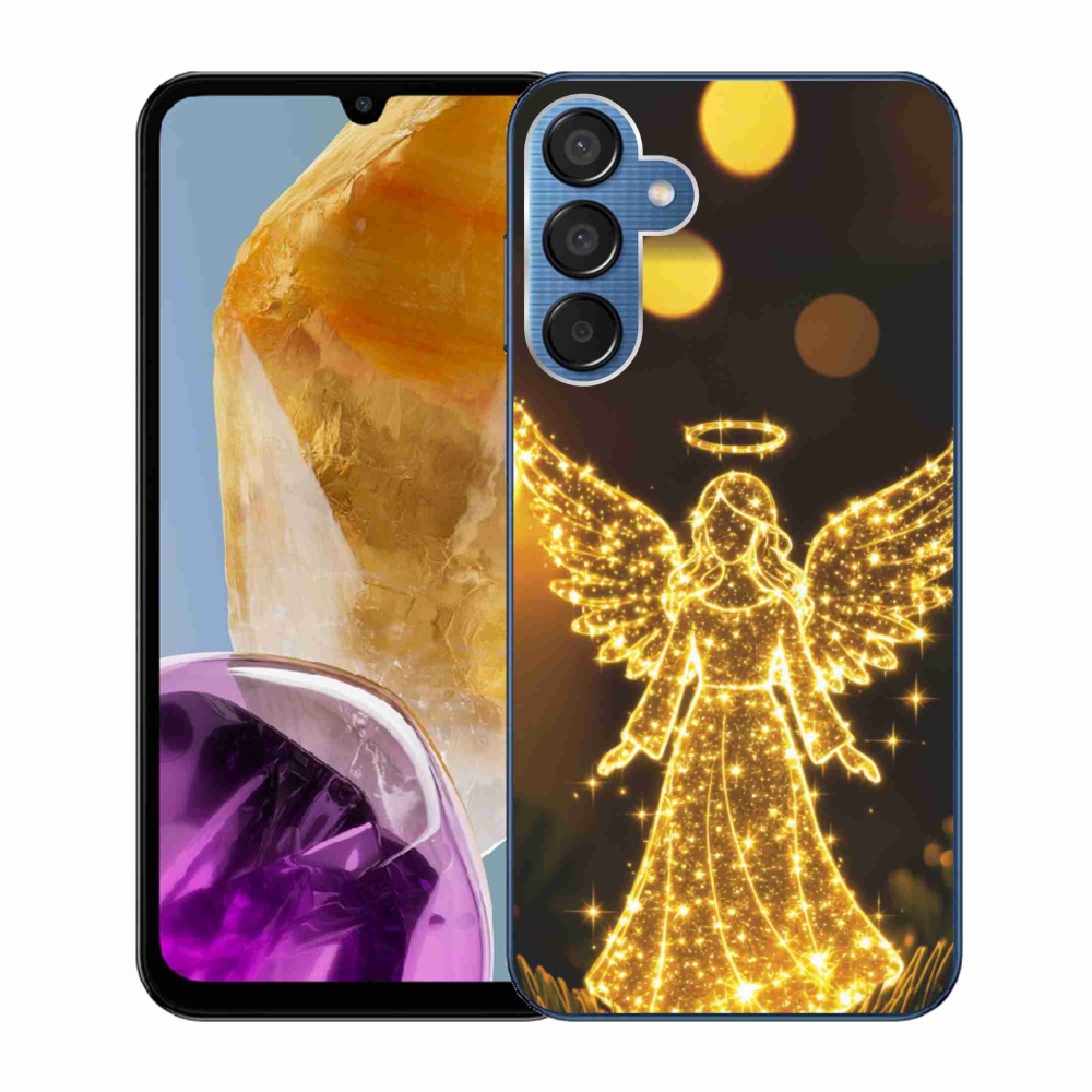 Gelový kryt mmCase na Samsung Galaxy M15 5G - anděl