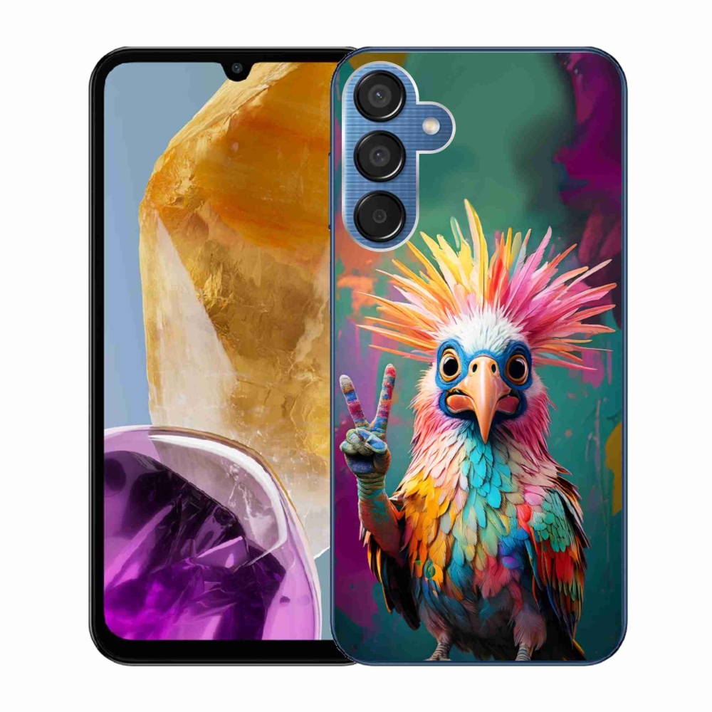 Gelový kryt mmCase na Samsung Galaxy M15 5G - barevný rebel