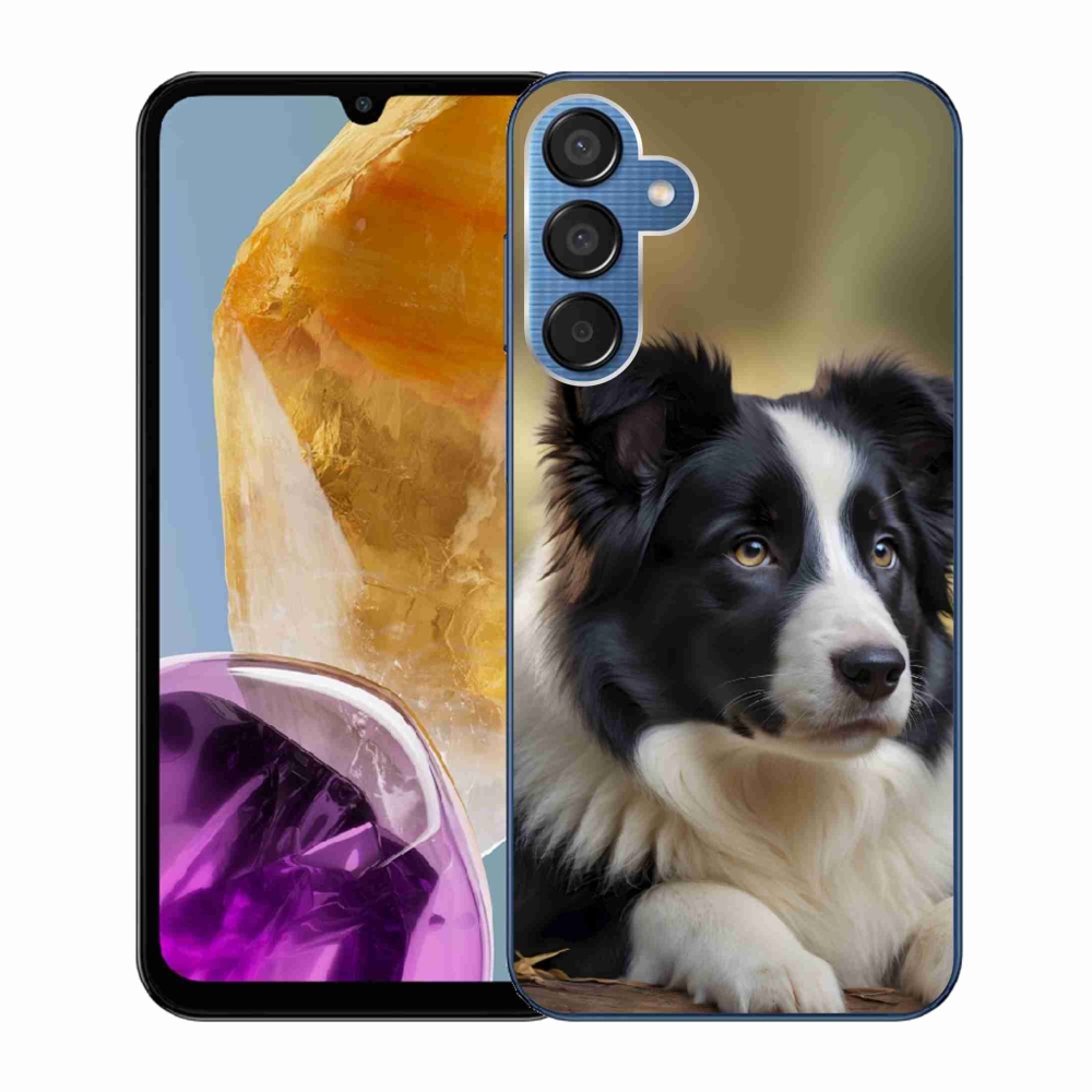 Gelový kryt mmCase na Samsung Galaxy M15 5G - border kolie 2