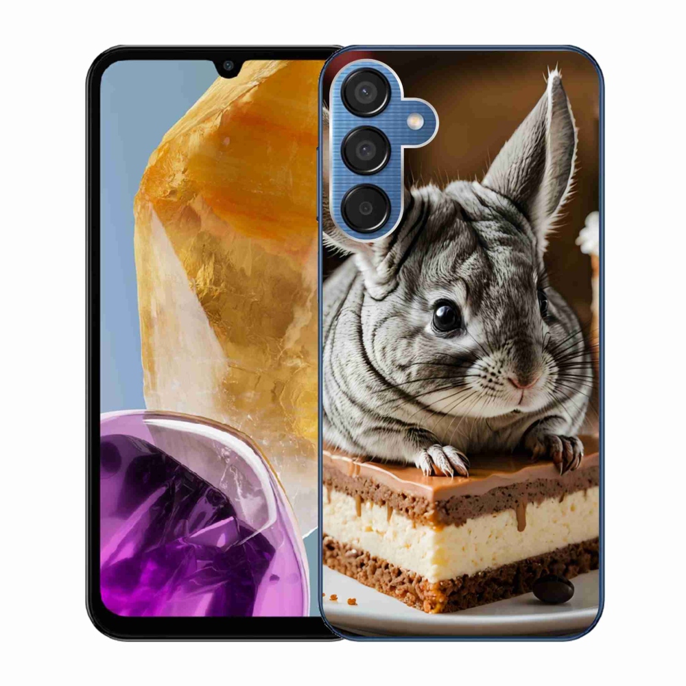 Gelový kryt mmCase na Samsung Galaxy M15 5G - činčila