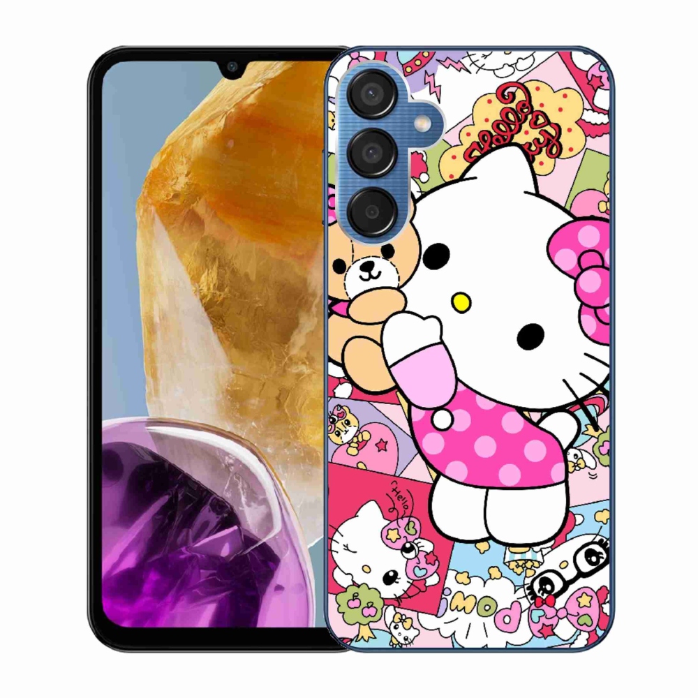 Gelový kryt mmCase na Samsung Galaxy M15 5G - cute kitty