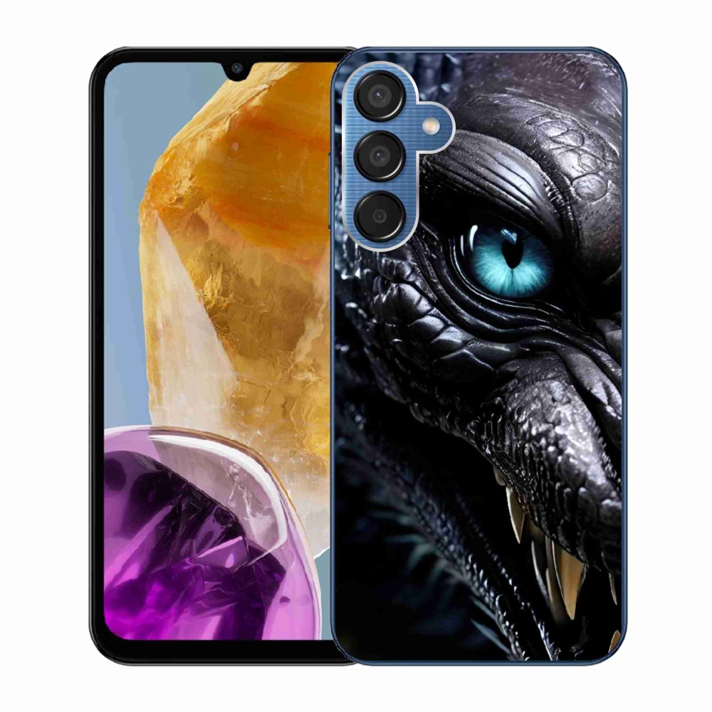 Gelový kryt mmCase na Samsung Galaxy M15 5G - dračí pohled