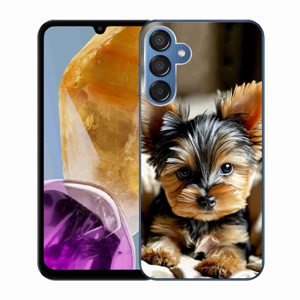 Gelový kryt mmCase na Samsung Galaxy M15 5G - jorkšír 11
