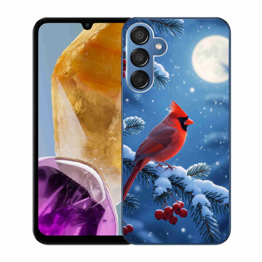 Gelový kryt mmCase na Samsung Galaxy M15 5G - kardinál červený