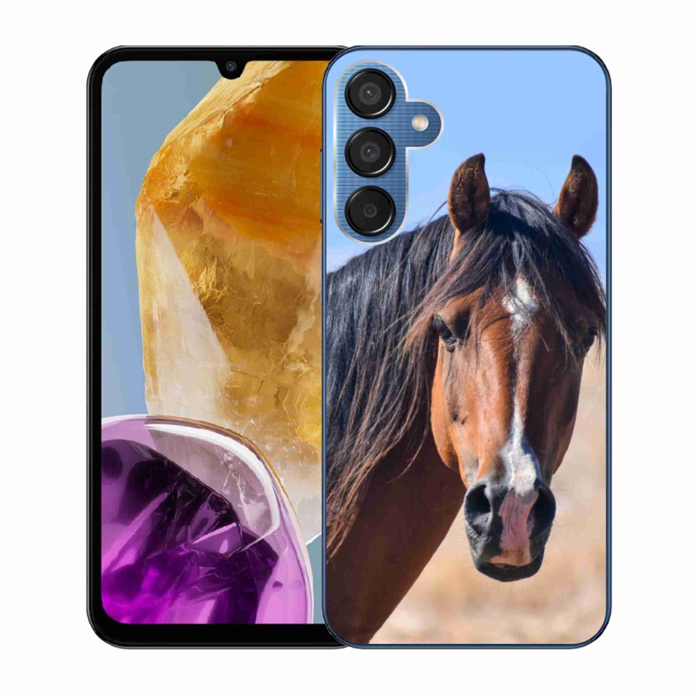 Gelový kryt mmCase na Samsung Galaxy M15 5G - klidný kůň