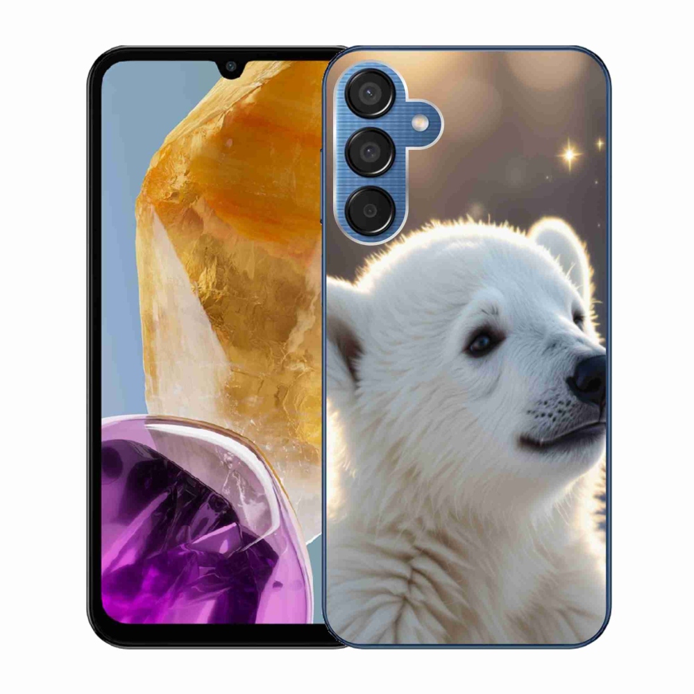 Gelový kryt mmCase na Samsung Galaxy M15 5G - lední medvěd