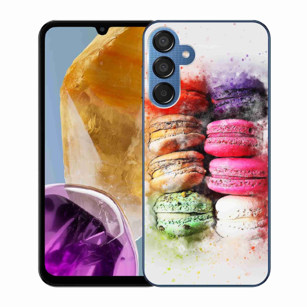 Gelový kryt mmCase na Samsung Galaxy M15 5G - makrónky