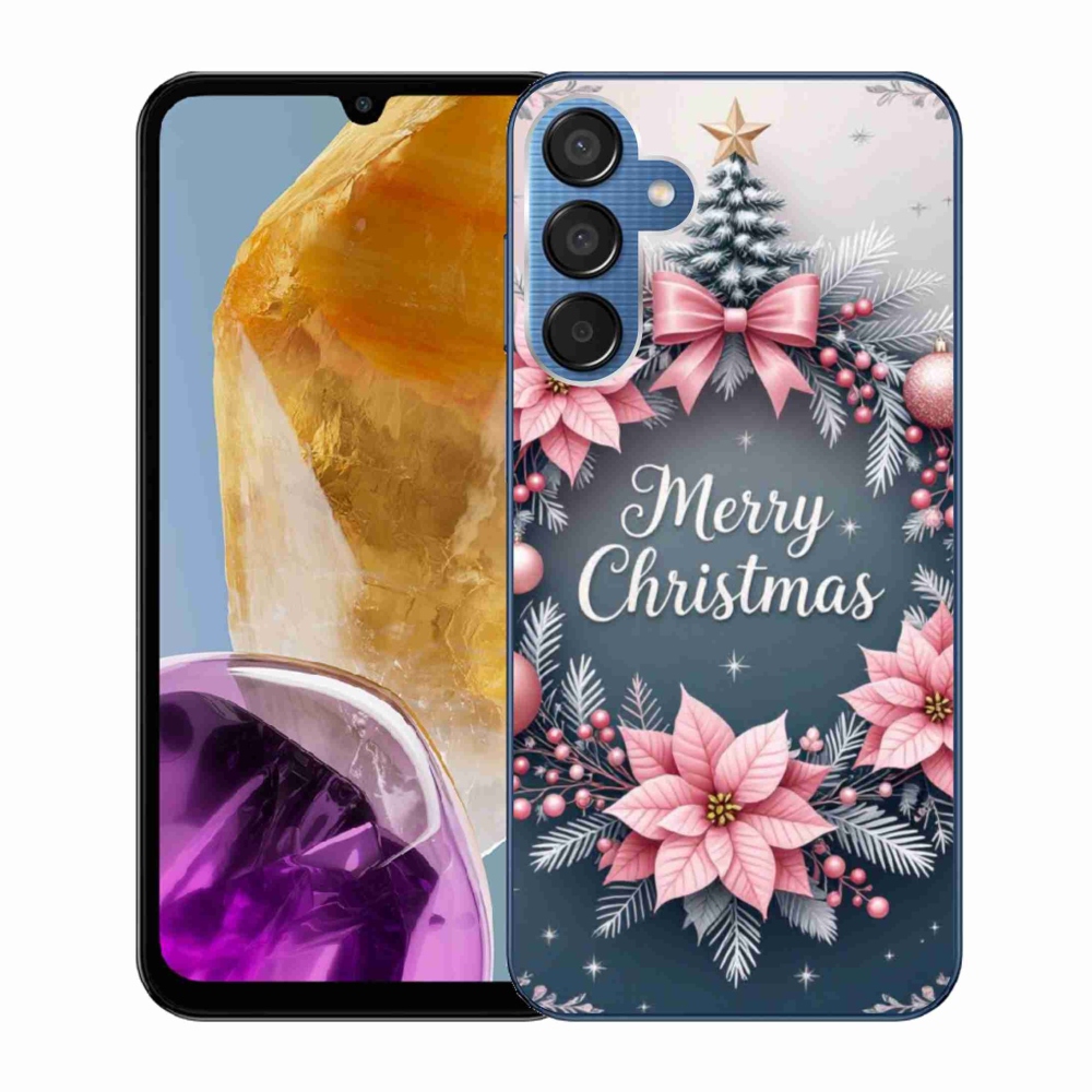Gelový kryt mmCase na Samsung Galaxy M15 5G - merry christmas