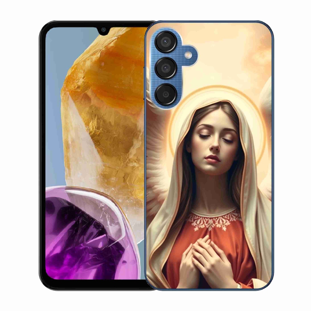 Gelový kryt mmCase na Samsung Galaxy M15 5G - náboženský motiv