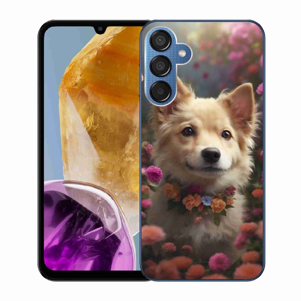 Gelový kryt mmCase na Samsung Galaxy M15 5G - německý špic