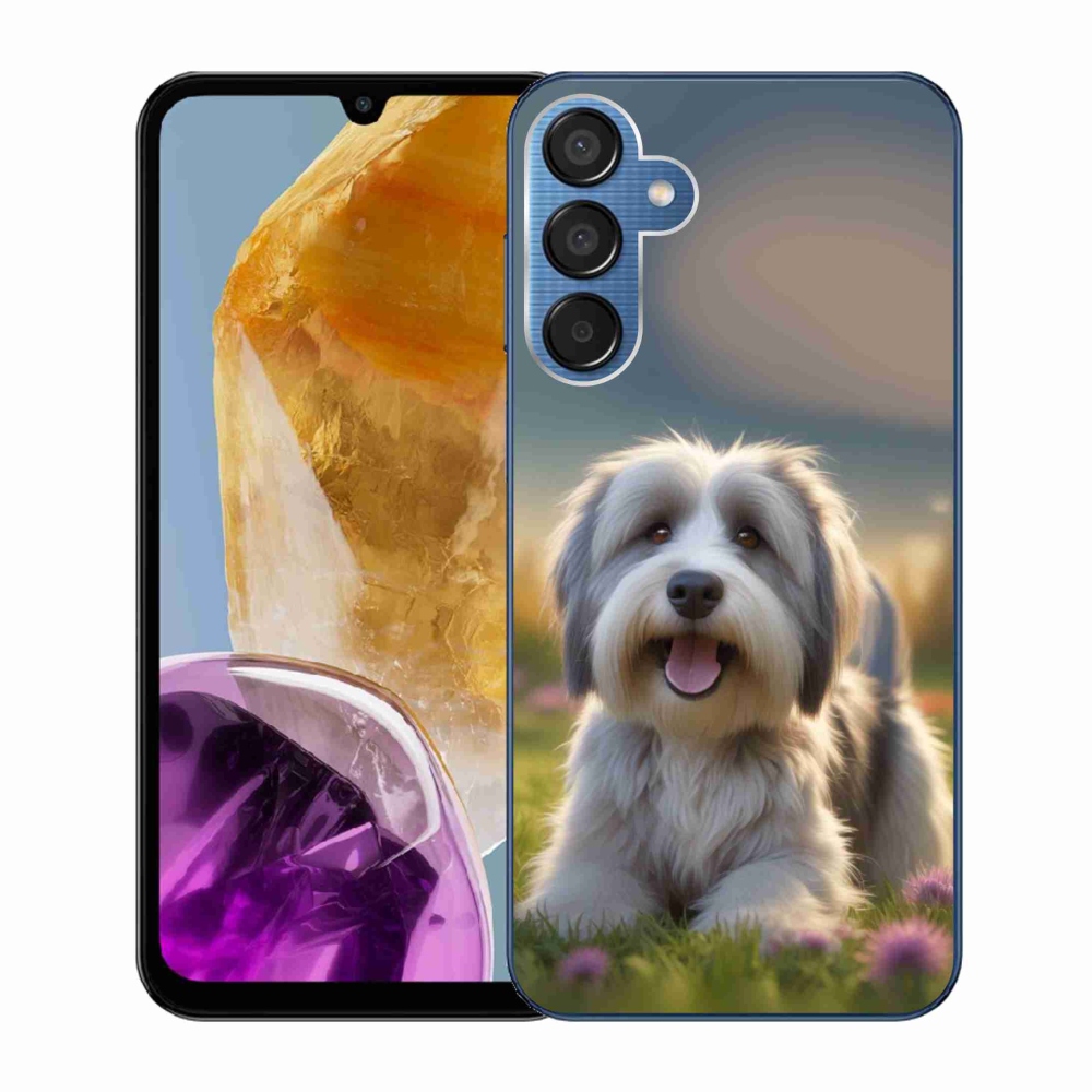 Gelový kryt mmCase na Samsung Galaxy M15 5G - roztomilý havanský psík