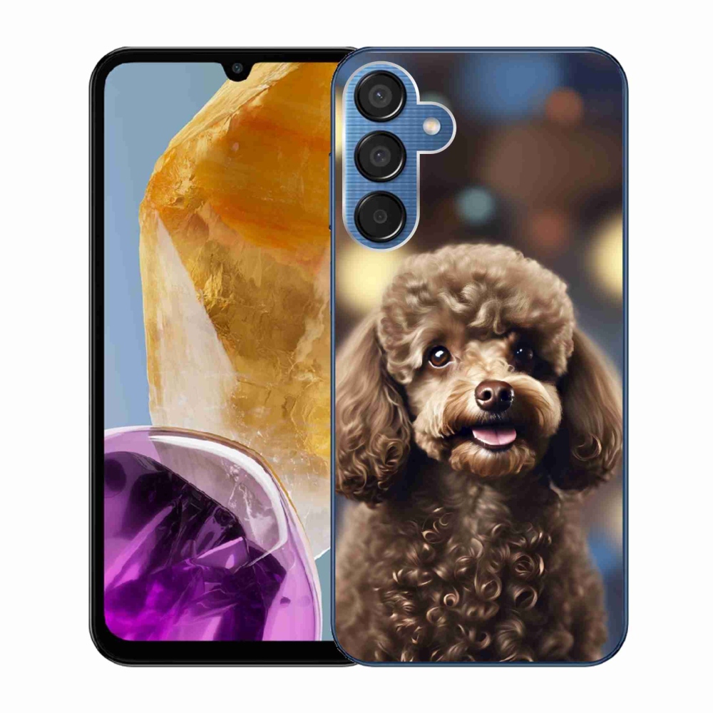 Gelový kryt mmCase na Samsung Galaxy M15 5G - roztomilý pudl