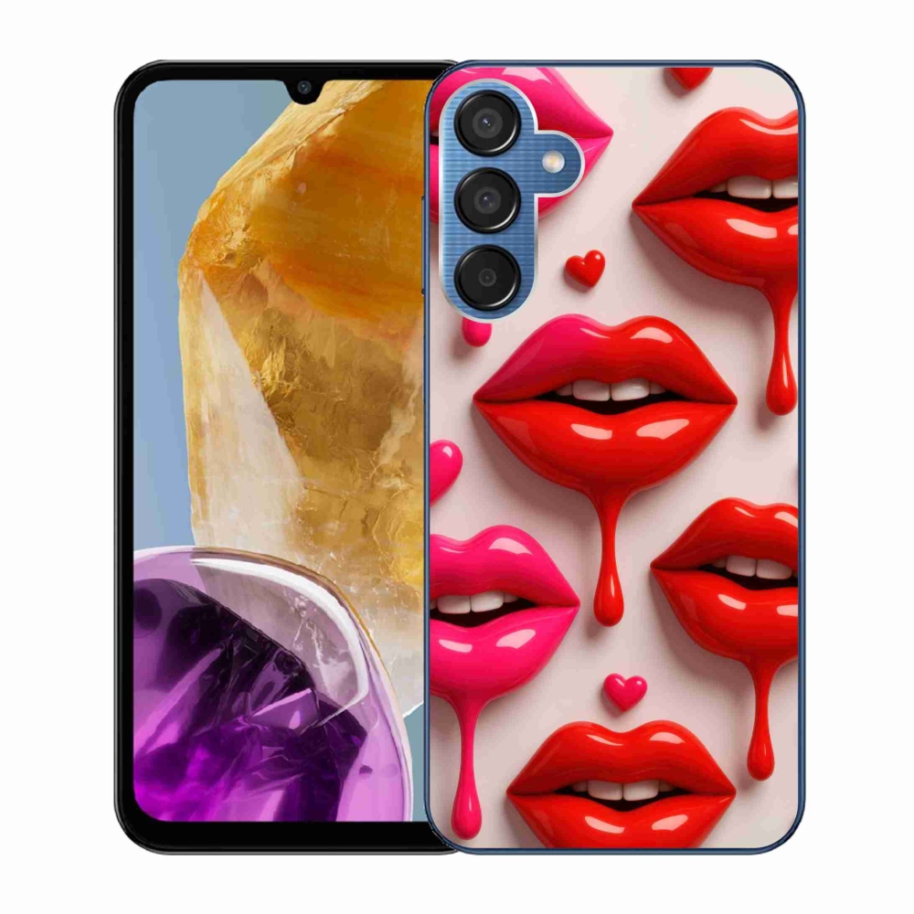 Gelový kryt mmCase na Samsung Galaxy M15 5G - rty 2