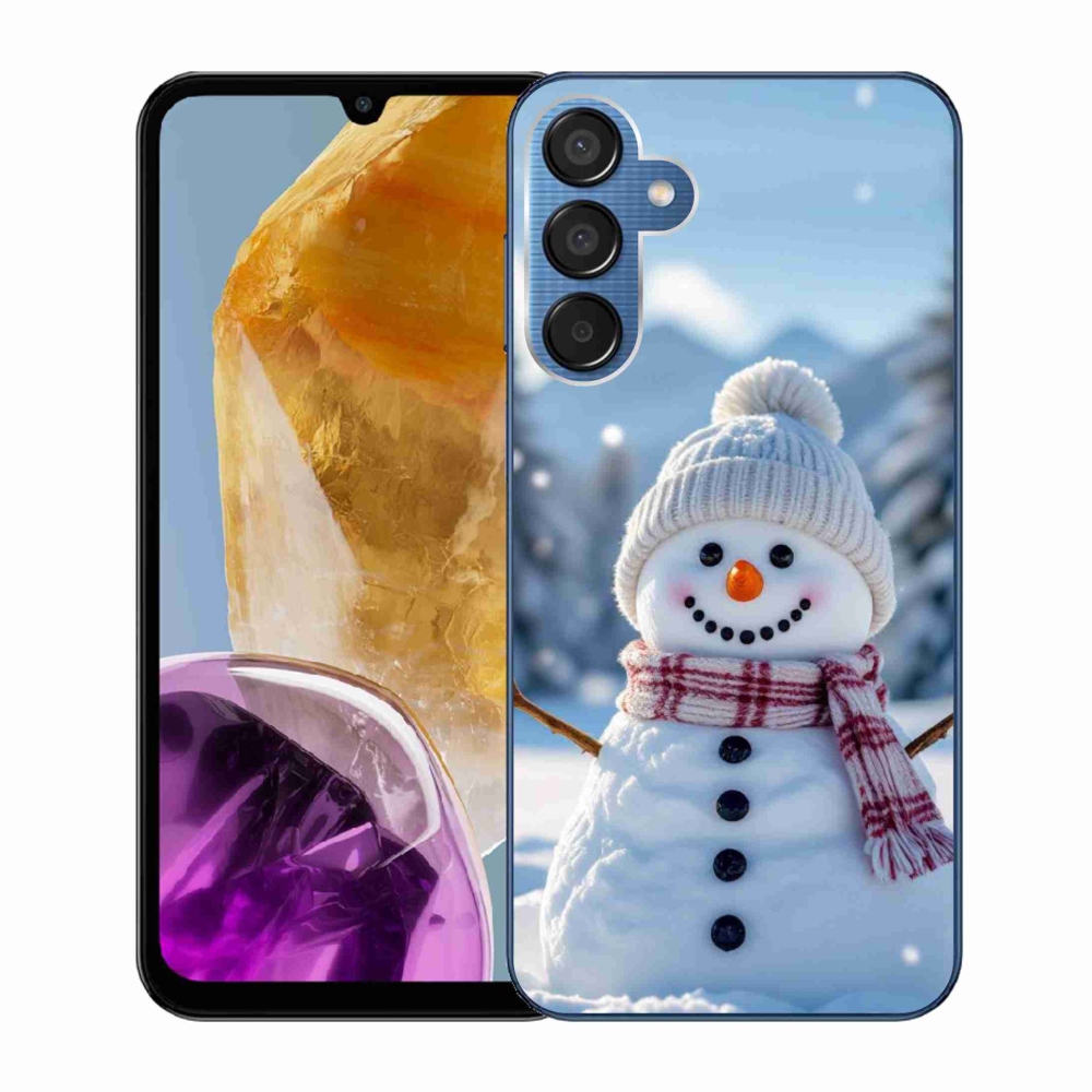 Gelový kryt mmCase na Samsung Galaxy M15 5G - sněhulák 3