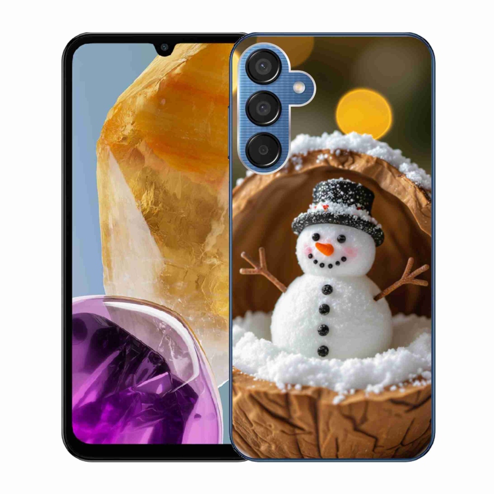 Gelový kryt mmCase na Samsung Galaxy M15 5G - sněhulák 4