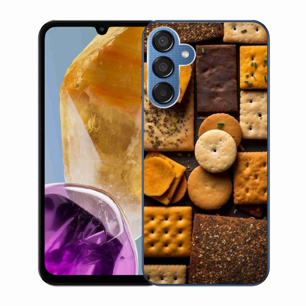 Gelový kryt mmCase na Samsung Galaxy M15 5G - sušenky