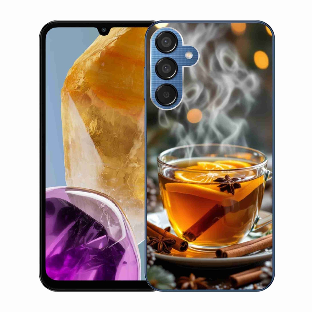 Gelový kryt mmCase na Samsung Galaxy M15 5G - vánoční punč