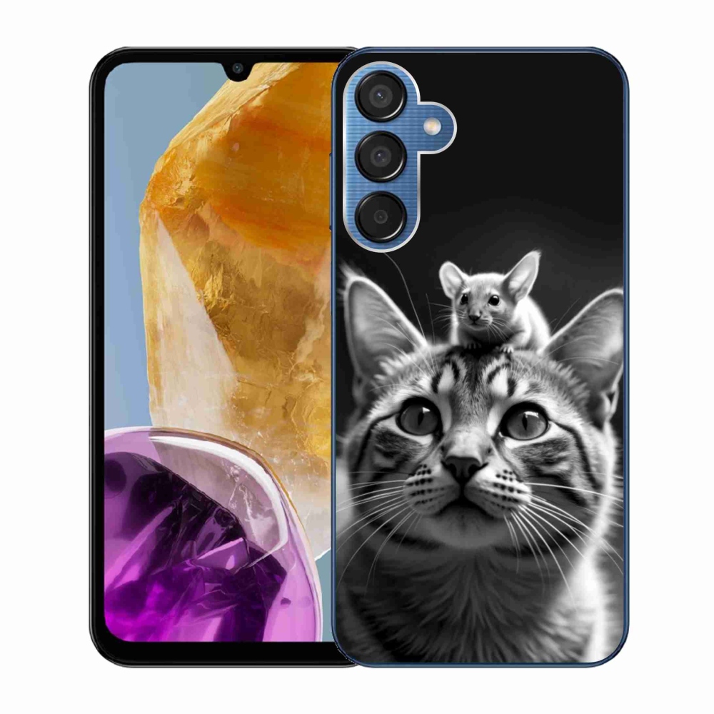 Gelový kryt mmCase na Samsung Galaxy M15 5G - zvířecí přátelství 2