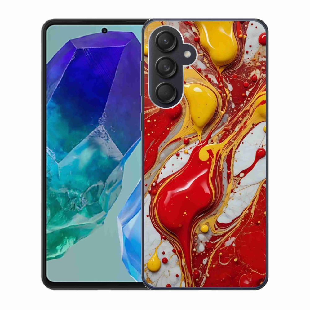 Gelový kryt mmCase na Samsung Galaxy M55 5G - abstraktní motiv 42
