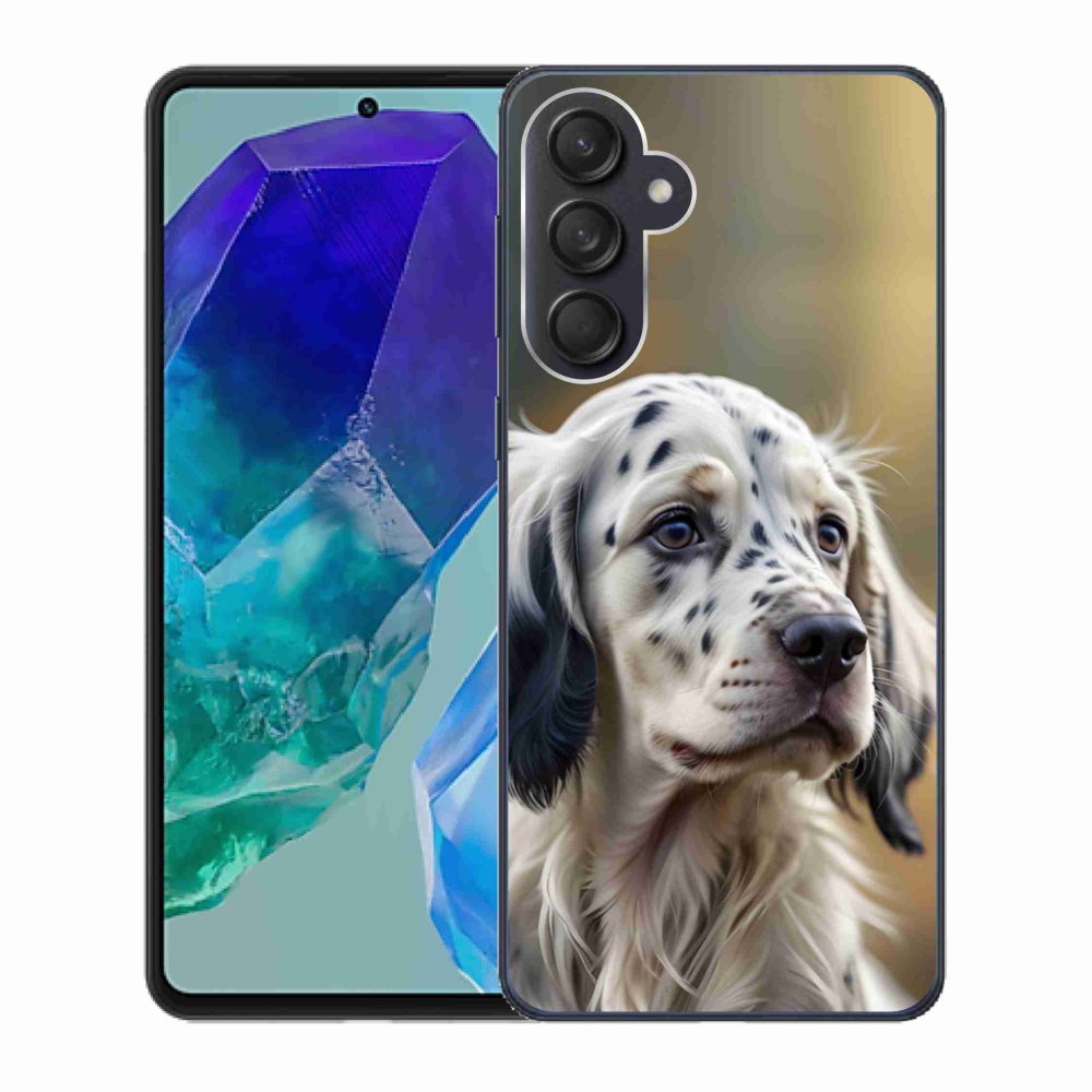 Gelový kryt mmCase na Samsung Galaxy M55 5G - anglický setr