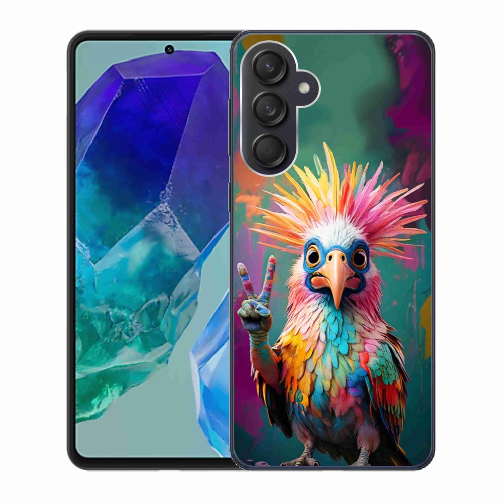 Gelový kryt mmCase na Samsung Galaxy M55 5G - barevný rebel