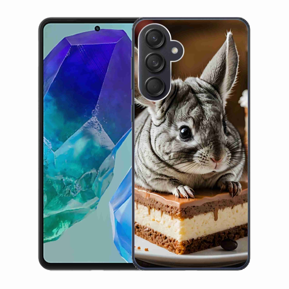 Gelový kryt mmCase na Samsung Galaxy M55 5G - činčila