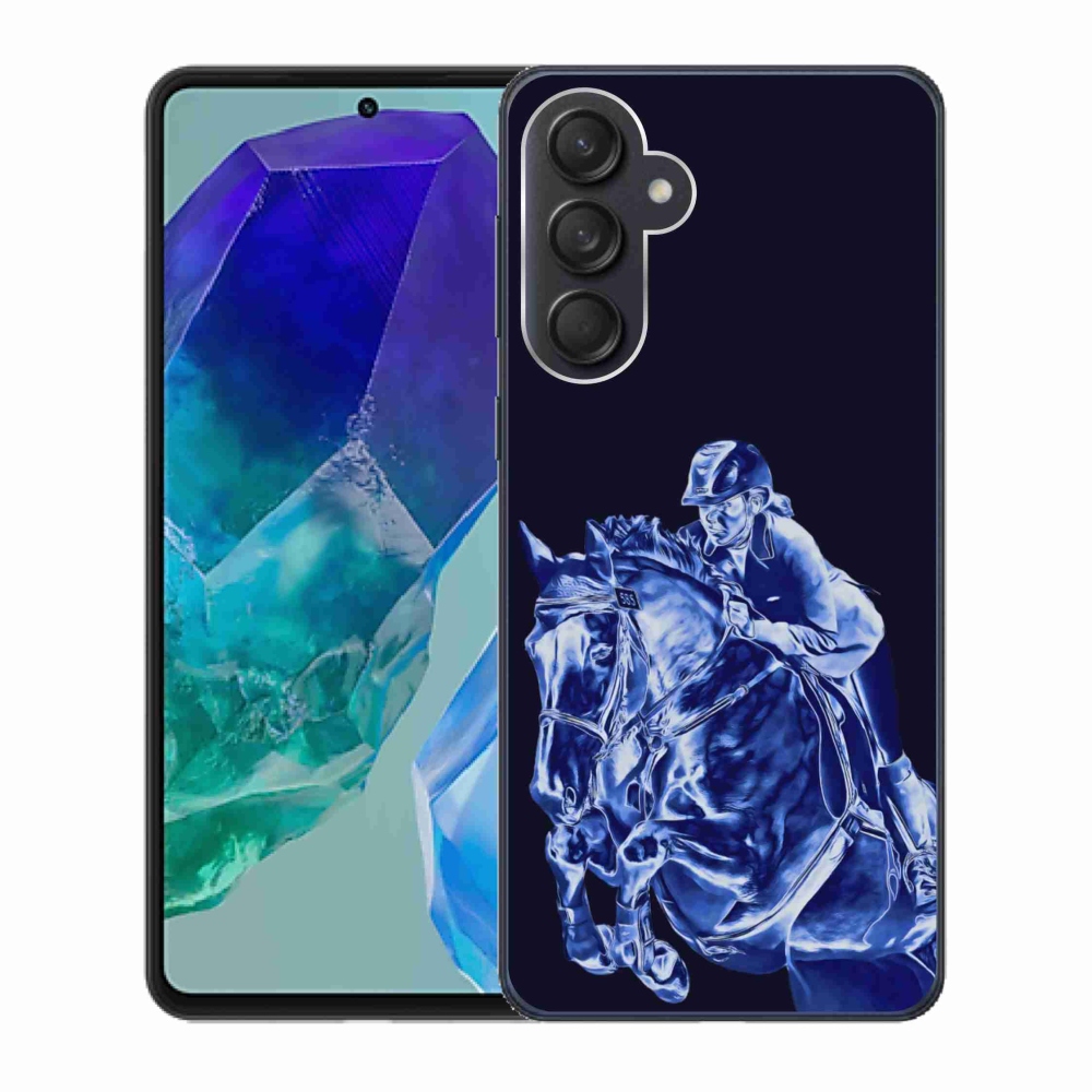 Gelový kryt mmCase na Samsung Galaxy M55 5G - dostihový kůň