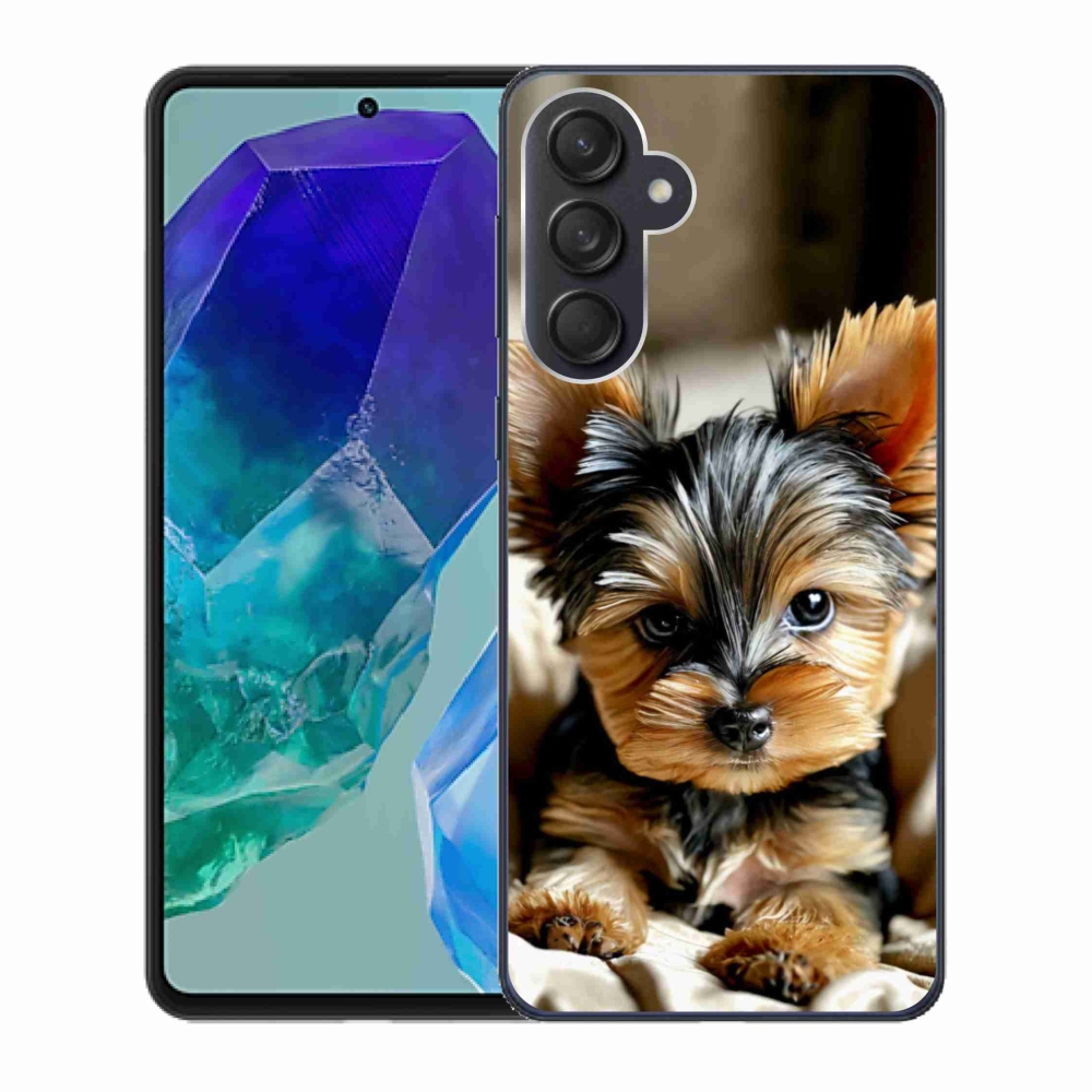 Gelový kryt mmCase na Samsung Galaxy M55 5G - jorkšír 11